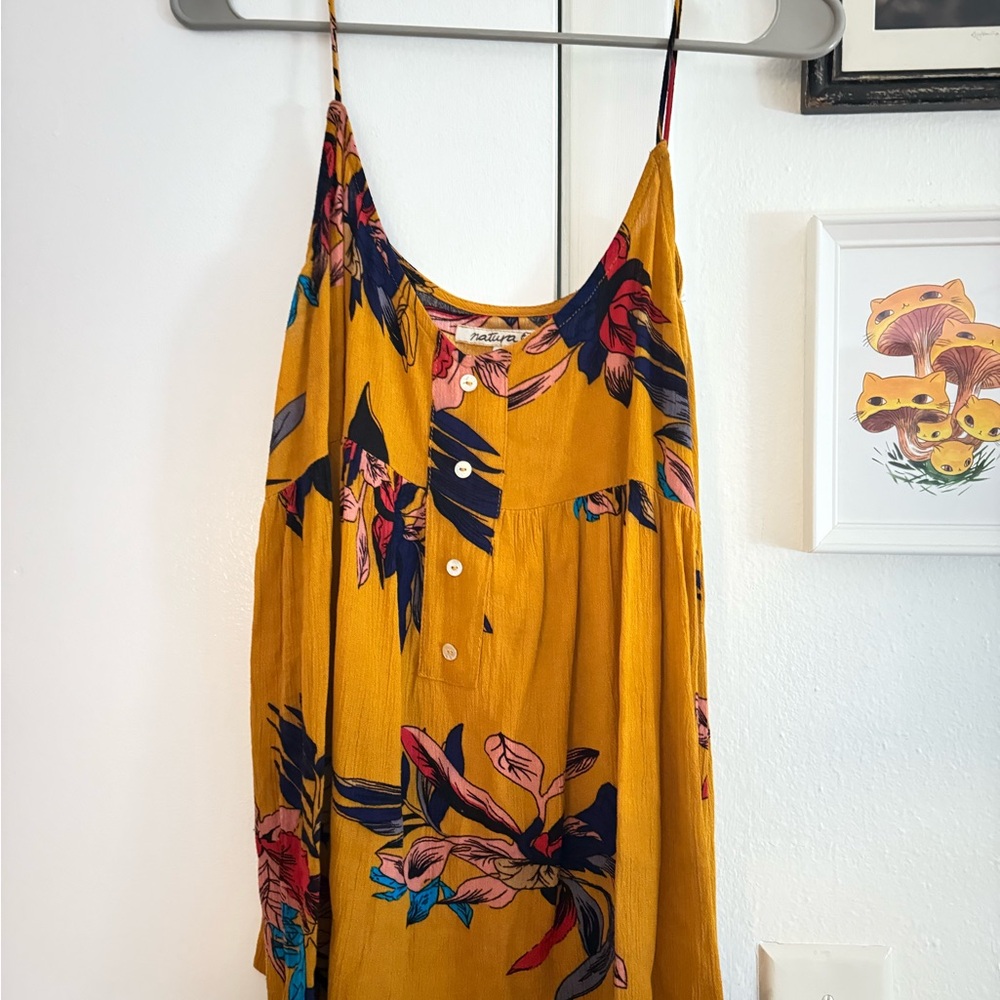 Maeve Mustard Floral Camisole Top